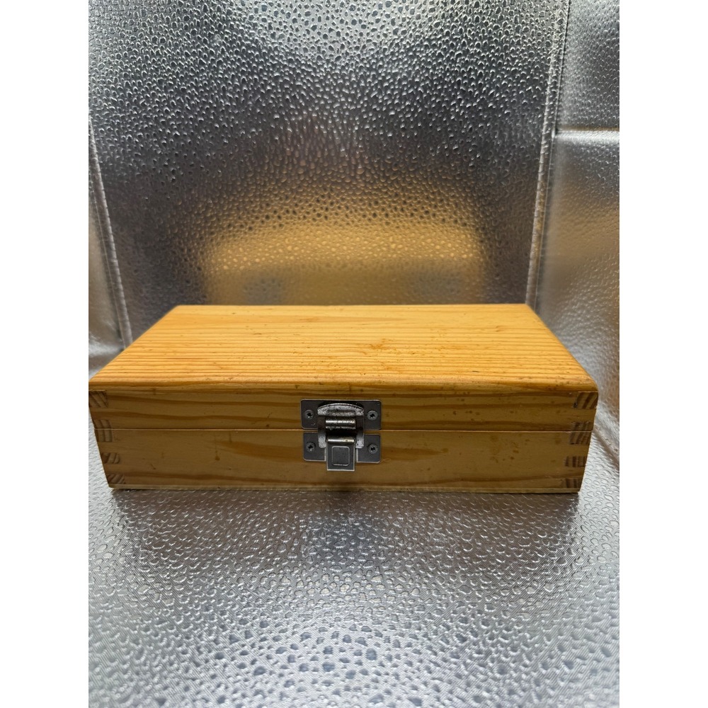 6 Piece Straight Router Bit Set with Wooden Case 1/4 to 3/4 Inch Woodworking